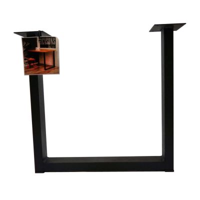 Подстолье для стола металлическое Лофт  - черное  / Высота 40 см