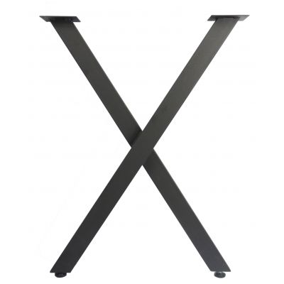 Подстолье для стола X-образное в стиле Лофт   с регулировкой высоты
