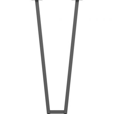 Подстолье барное  трапеция  Лофт / черное / высота 85 см. / ширина 37,5 см. / ширина нижней части 15 см/ регулируемое